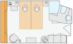 Arosa Brava cabin layout