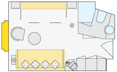Arosa Brava cabin layout
