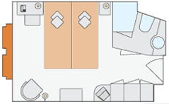 Arosa Brava cabin layout