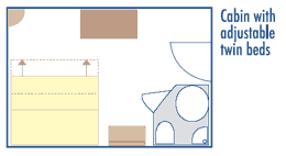 MS Modigliani Cabin plan