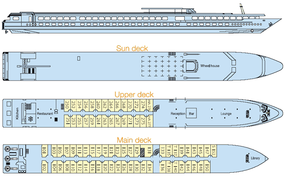 MS Modigliani deckplan