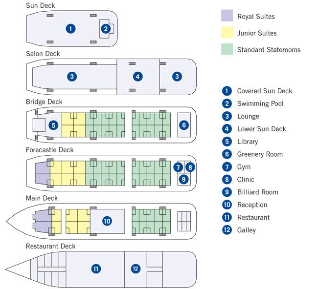 River Queen Deckplan