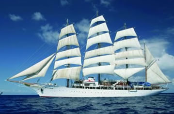 Trans Atlantic Ocean cruise aboard the Sea Cloud